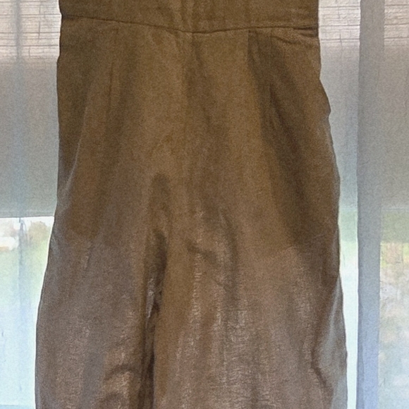 Elegant Khaki Women's Jumpsuit - Picture 6 of 7